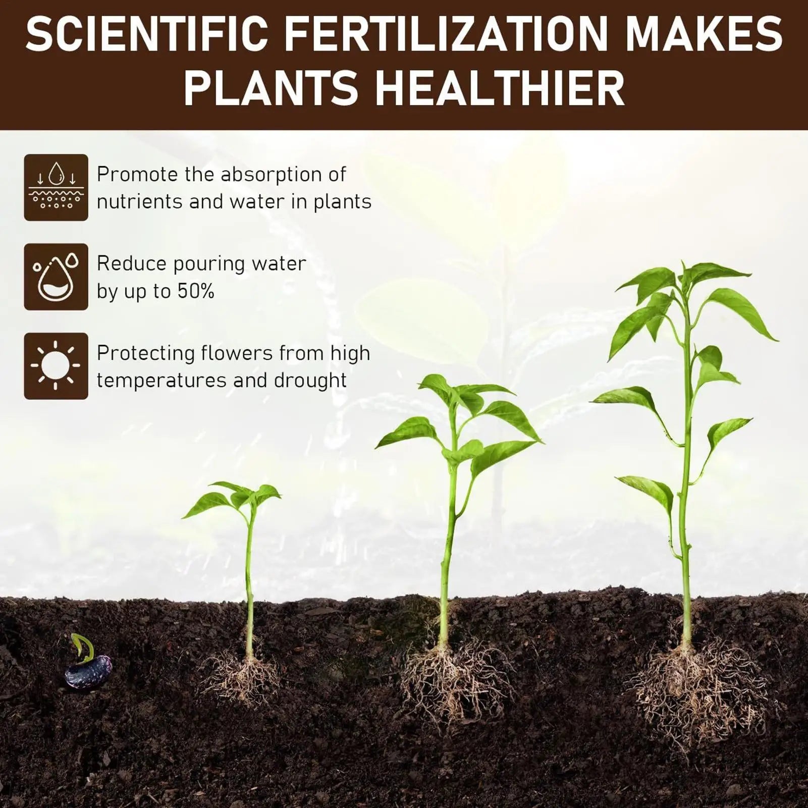 Organic Soil Conditioner & Activator — Nutrient Booster for Plants