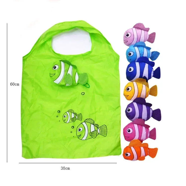 eTya Reusable Floral Shopping Bag — Foldable Large Capacity Tote