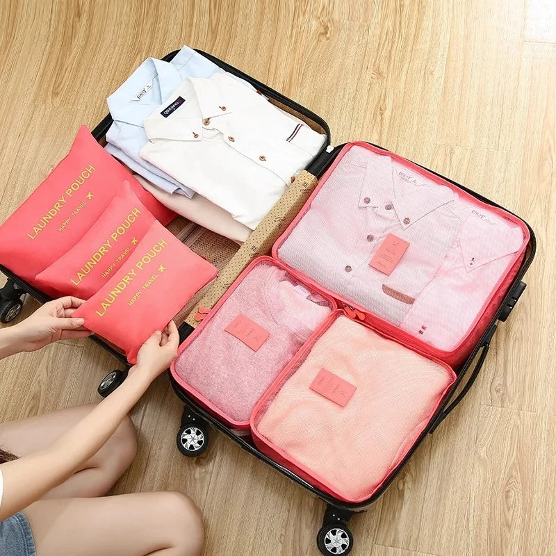 Totidy Travel Packing Cube Set — Luggage Organizer for Clothes and Shoes