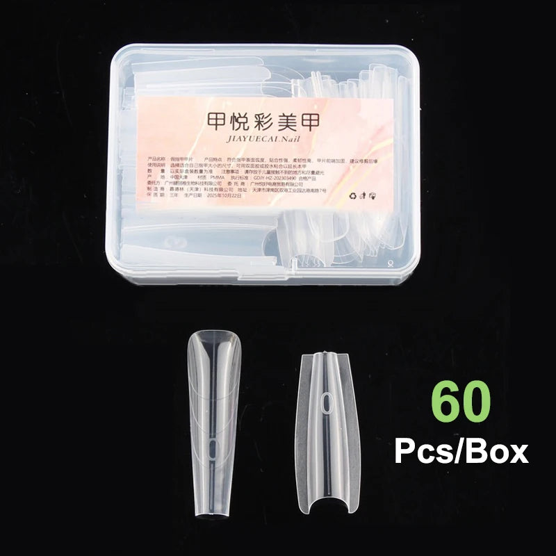 KuZHEN Sandwich Dual Nail Forms — 60pc Professional Extension Kit