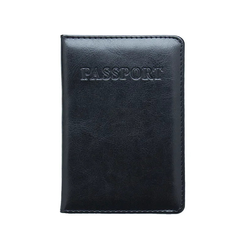 baellerry PU Leather Passport Cover — Travel Wallet with Card Holders