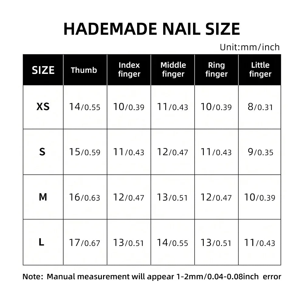 Handmade Short Almond Press On Nails — White and Nude Floral Nail Art Kit
