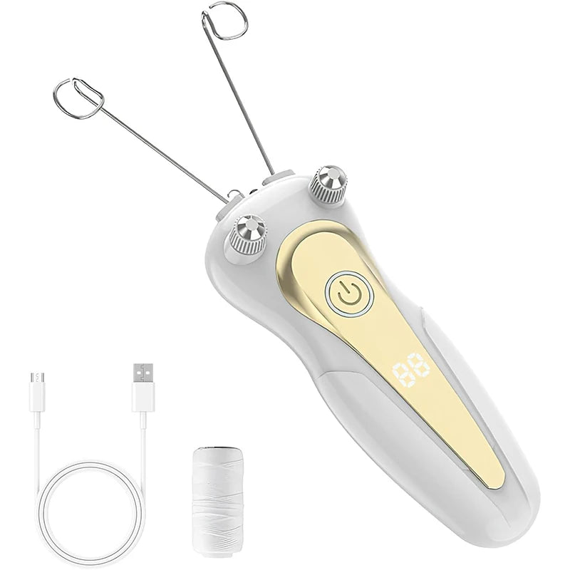 KEMOKO Electric Cotton Thread Epilator — Facial and Body Hair Remover