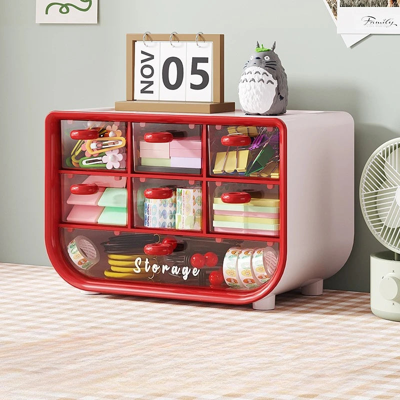 dawndesslo Desktop Storage Box — Multi-Functional Organizer with Drawers