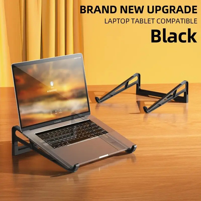 Adjustable Folding Laptop Stand — Portable Ergonomic Riser for Work and Travel