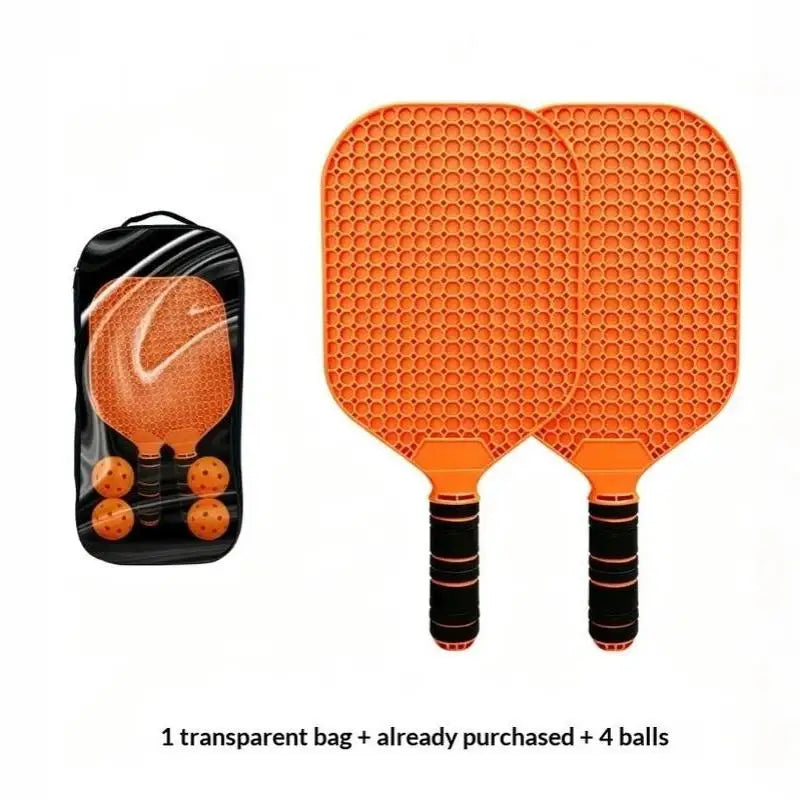 Marbit Pickleball Paddle Set — Textured Honeycomb Surface & Non-Slip Grip