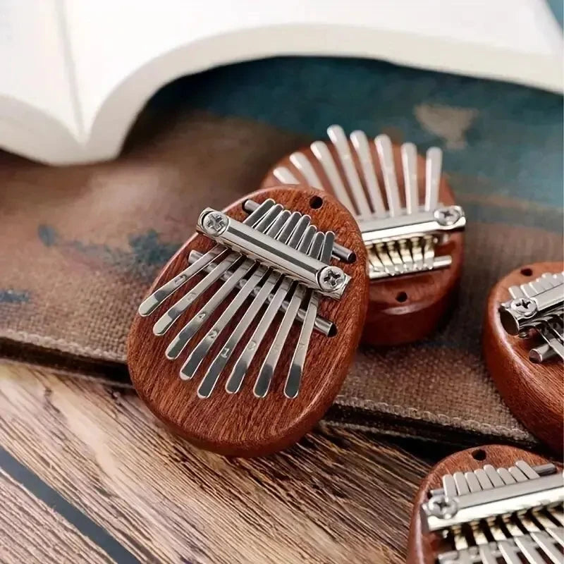 Miwayer 8-Key Mini Wooden Kalimba — Portable Thumb Piano Musical Instrument