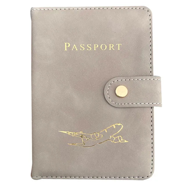 SNUGUG Travel Passport Holder — Slim Credit Card Organizer & Wallet