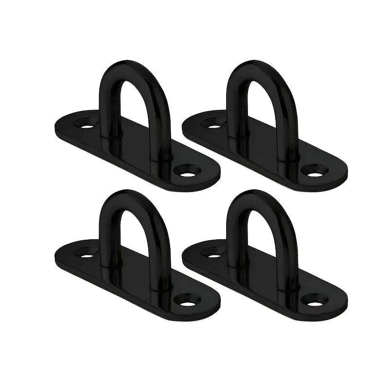 Stainless Steel Eye Plates and Clasps — Multi-Purpose Hardware Set