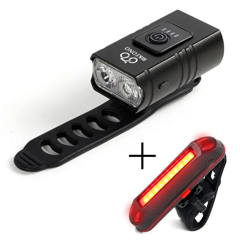 BIKEONO USB Rechargeable LED Bike Light — High Performance MTB Headlight