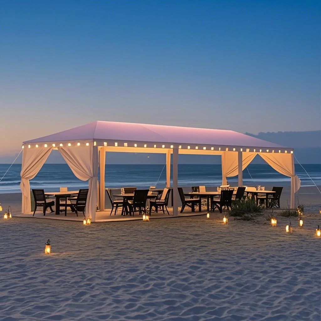 Tooluck Outdoor Party Tent — Waterproof Gazebo with Removable Sidewalls