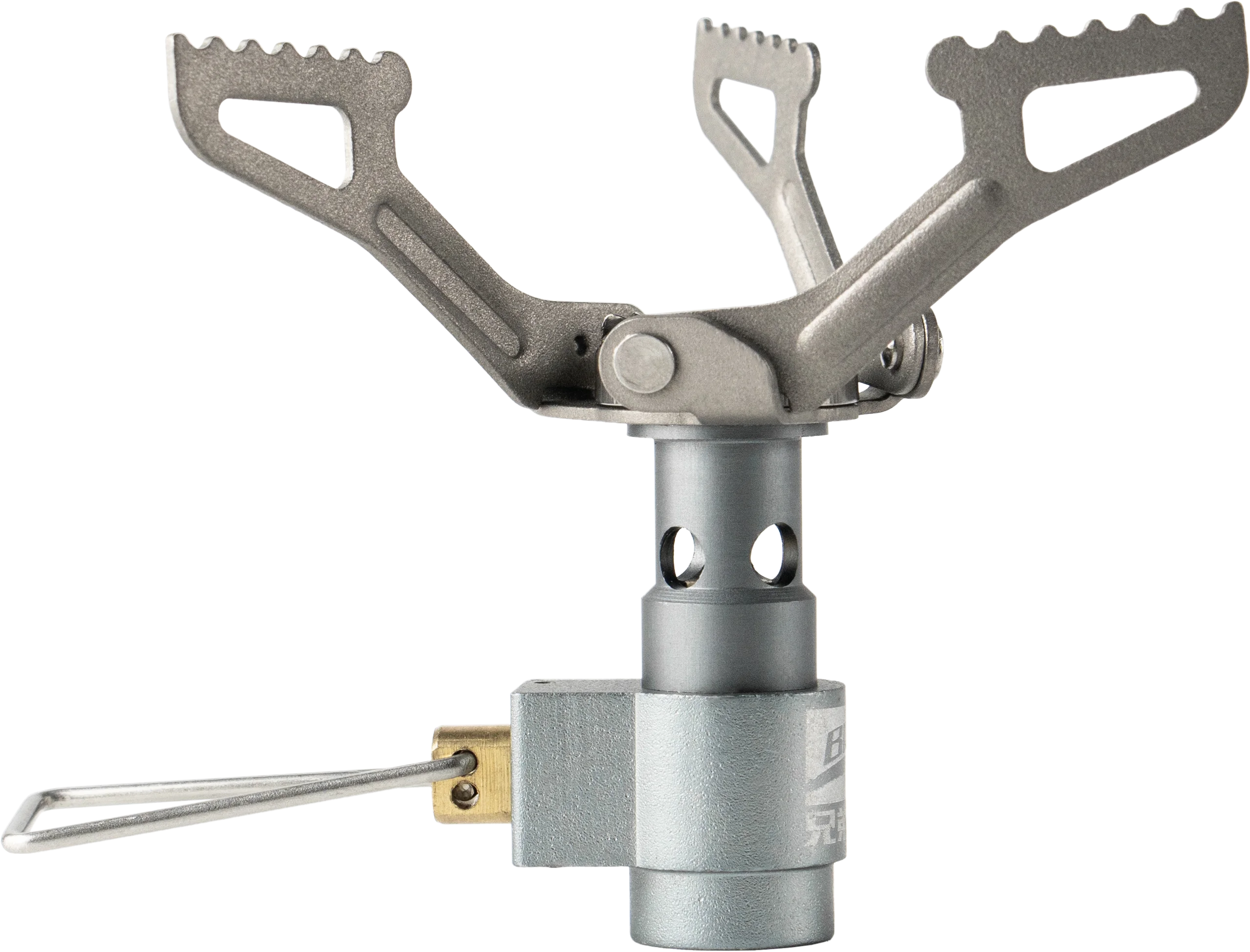 BRS Titanium Mini Camping Gas Burner — Ultra-Lightweight Portable Stove