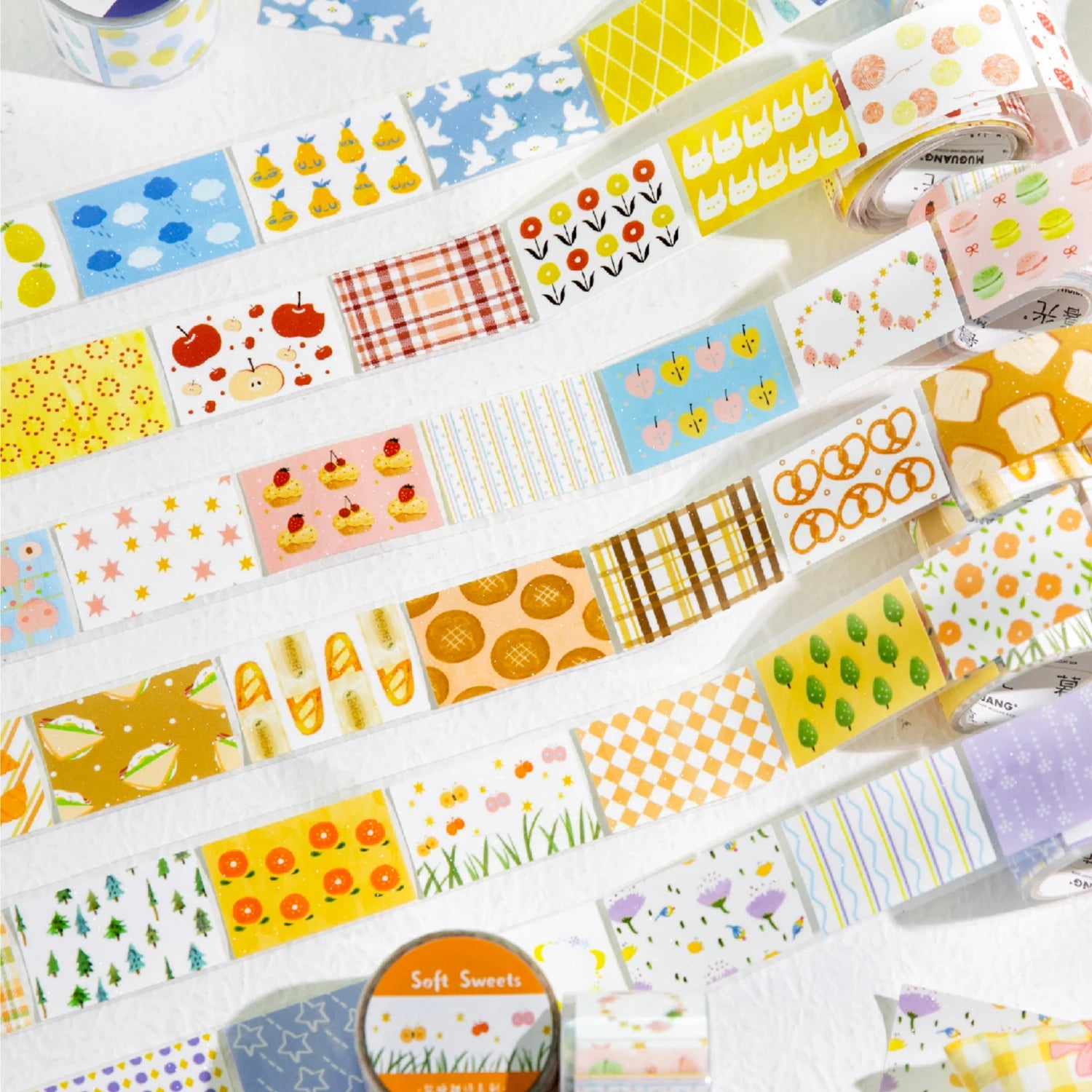 Aesthetic Washi Tape Set — Decorative Masking Tape for Scrapbooking