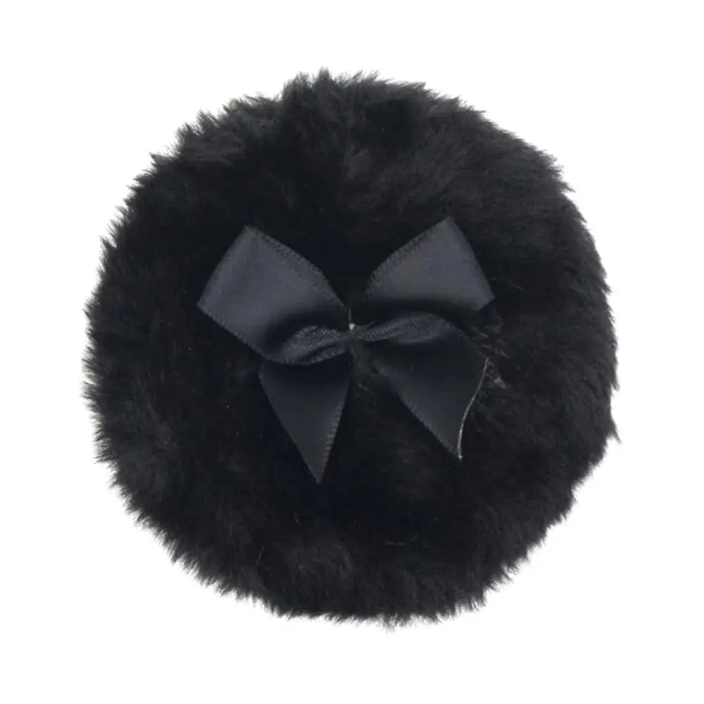 Large Fluffy Velour Powder Puff — Soft Face and Body Makeup Applicator