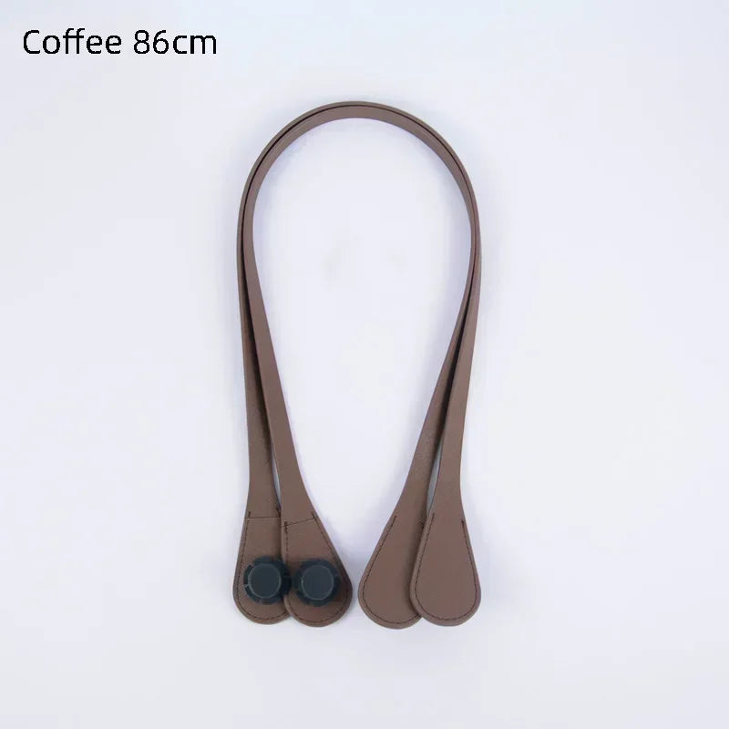 TANQU PU Leather Replacement Handles — Slim Shoulder Straps for Handbags