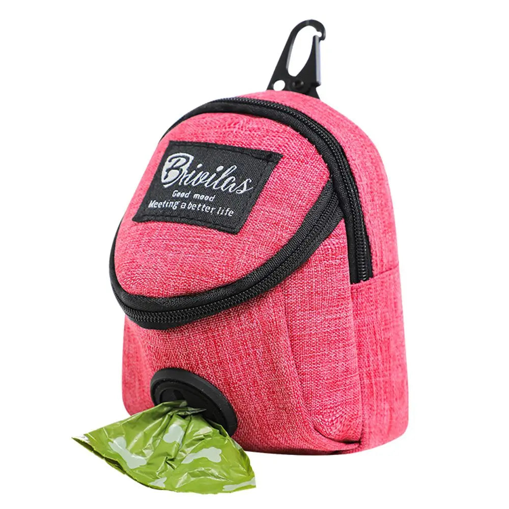 Portable Dog Treat Pouch — Multifunctional Training Bag & Waste Bag Dispenser