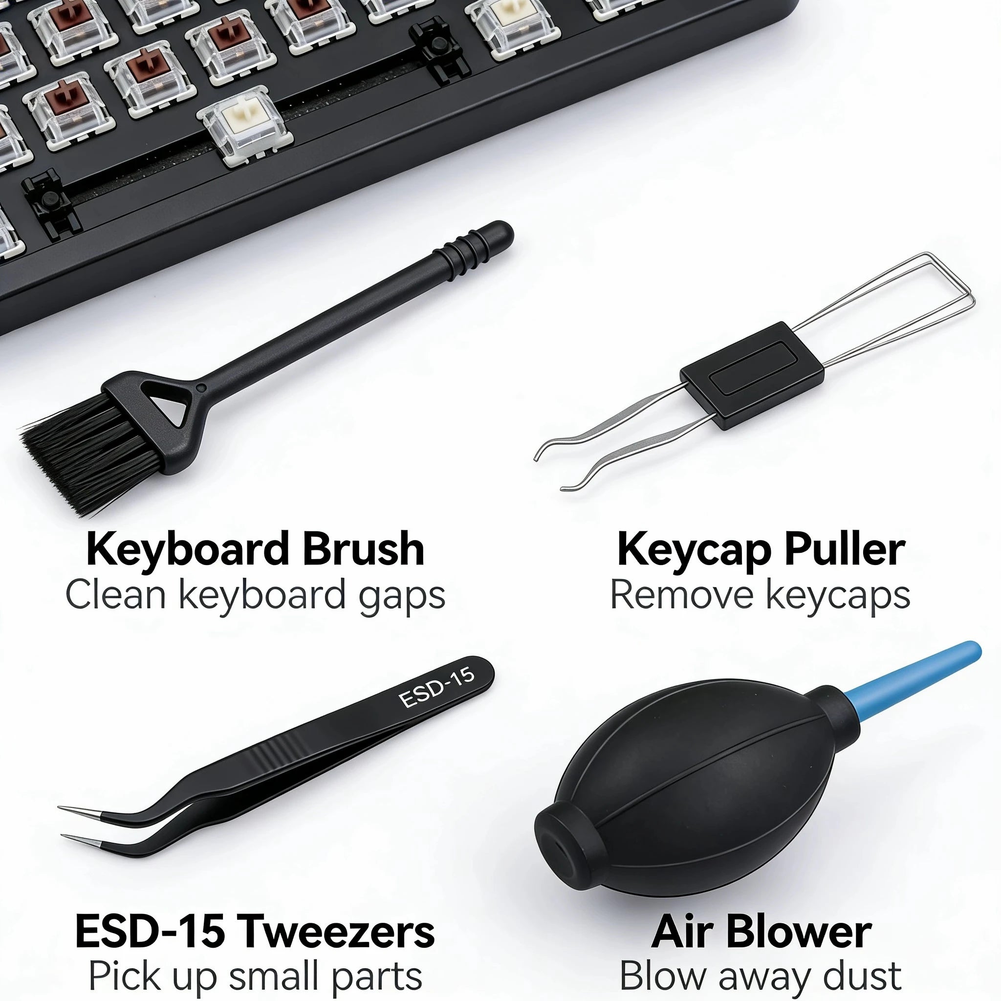 4-in-1 Keyboard Cleaning Kit — Multifunctional Maintenance Tool Set