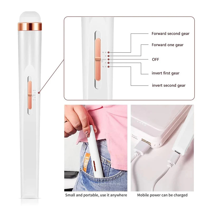JCSYFAC Electric Manicure Kit — 5-in-1 Professional Nail Drill Set