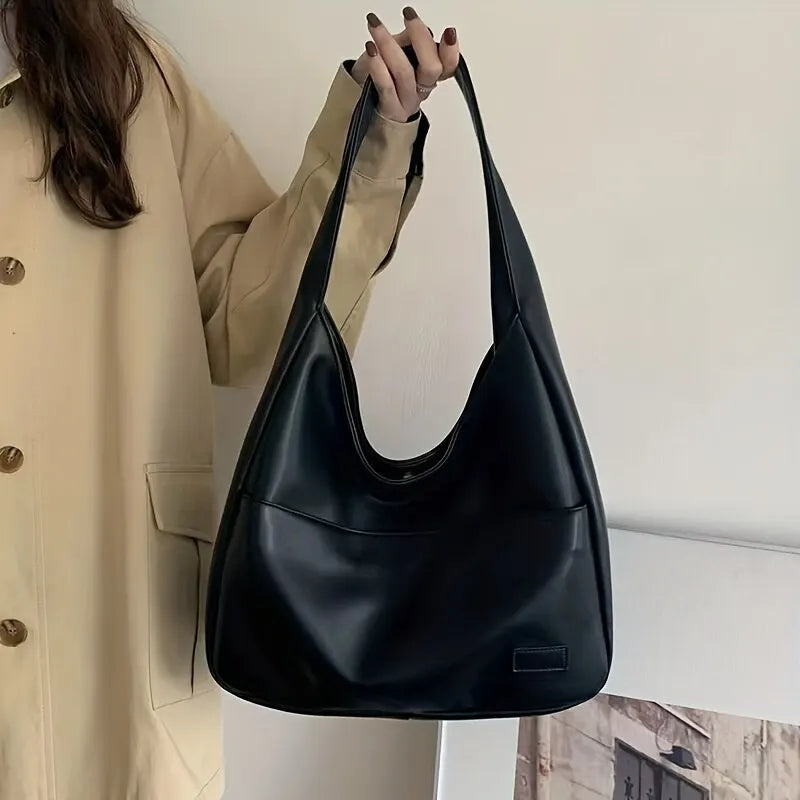 NYXIA Women's Hobo Shoulder Bag — Large Capacity PU Leather Handbag