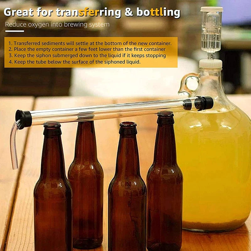 MRbrew Auto Siphon Kit — Efficient Wine and Beer Transfer Set