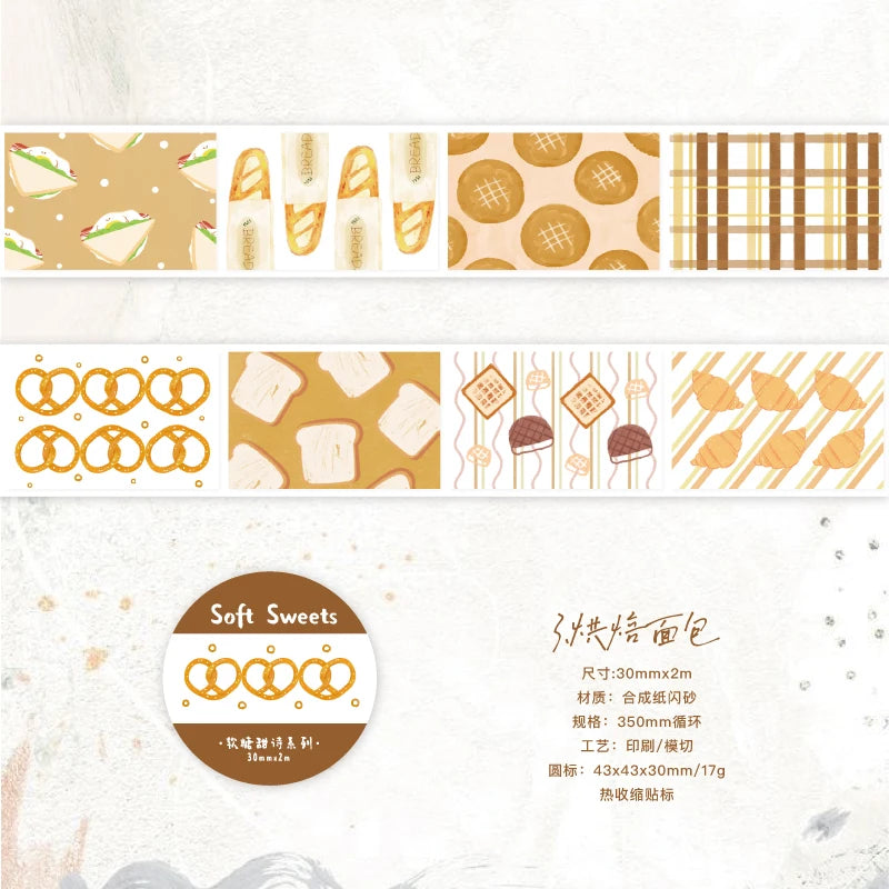 Aesthetic Washi Tape Set — Decorative Masking Tape for Scrapbooking