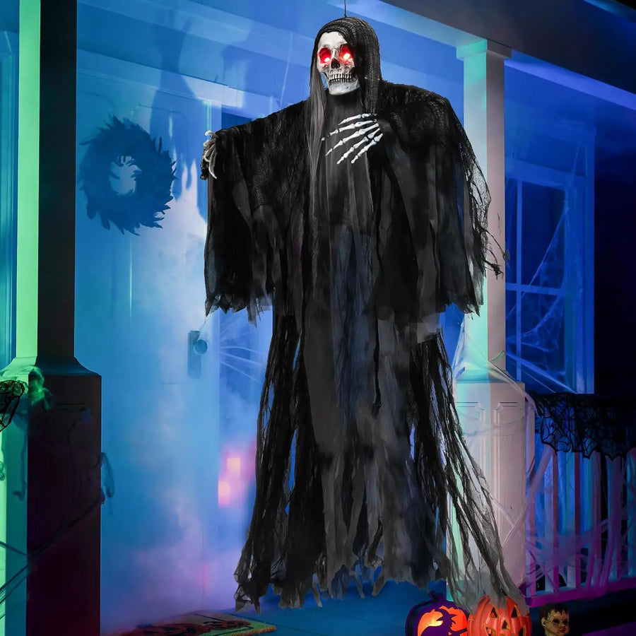 Joyfy Animated Hanging Grim Reaper — Voice Controlled Halloween Prop
