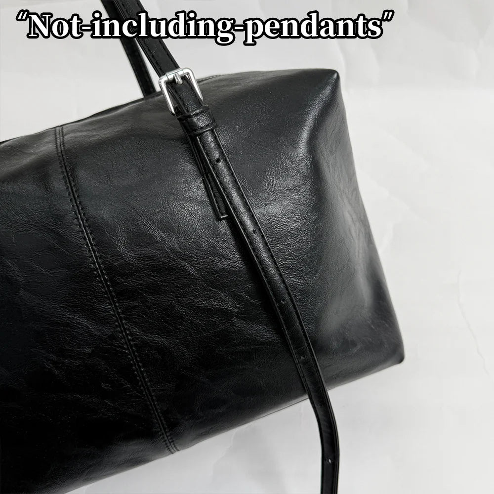HuoHuo Women's Vintage Hobo Tote — Large Capacity Shoulder Bag