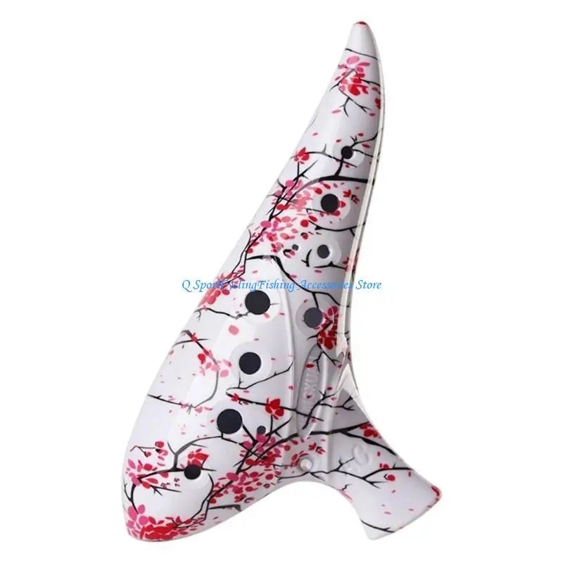 12 Hole Ceramic Ocarina — Musical Wind Instrument for Beginners