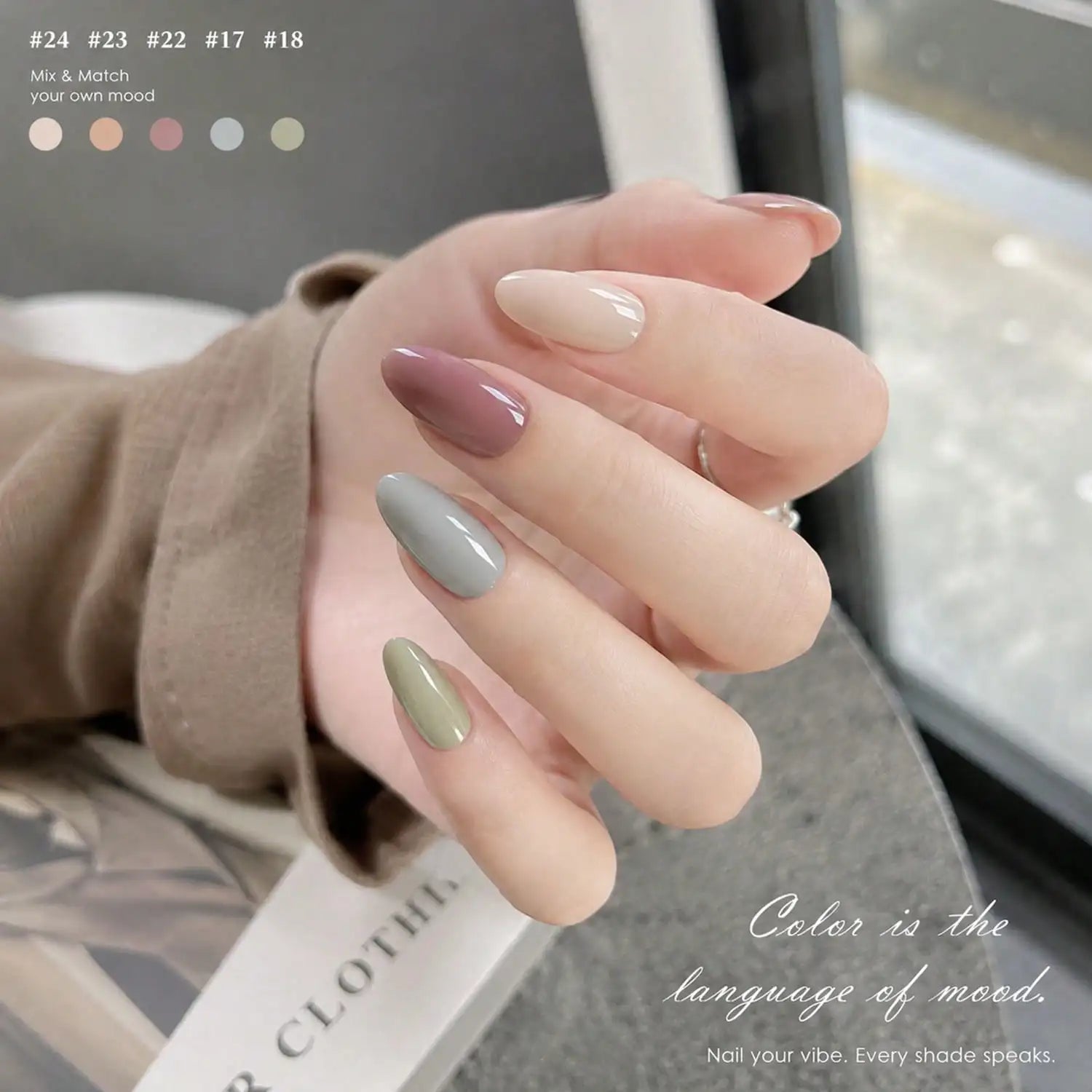 5-Piece Gel Polish Collection — Smooth Application Nail Set