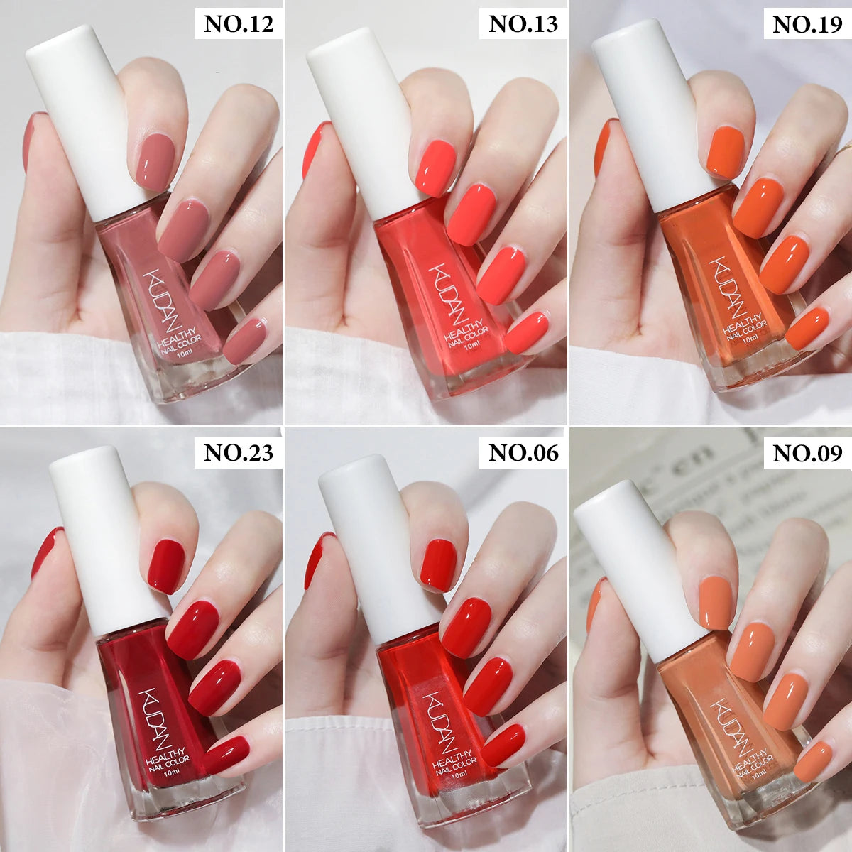 Four Lily Quick Drying Nail Polish — Water-Based Long Lasting Formula, 6-Piece Set