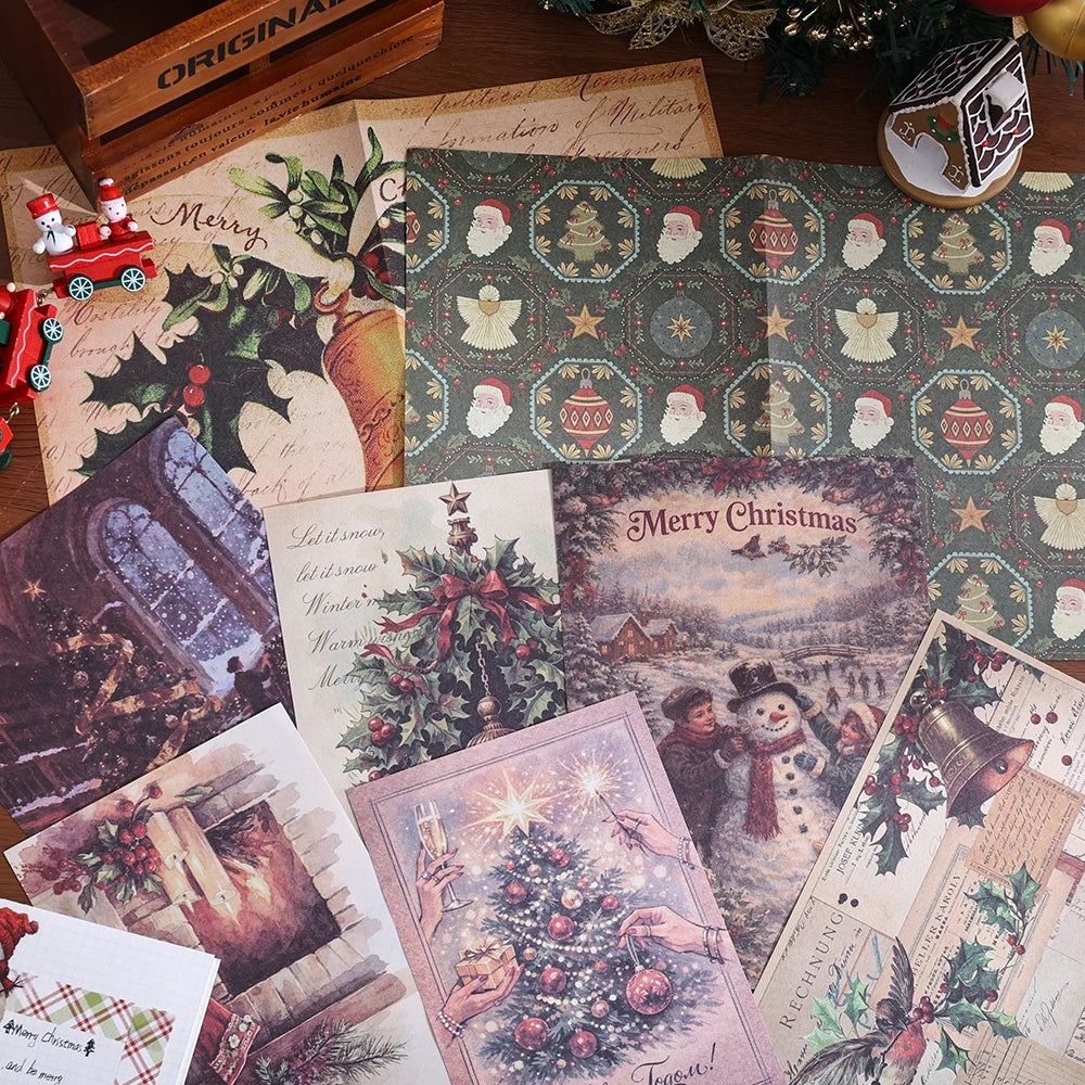 icceemee Christmas Scrapbook Set — DIY Journaling & Holiday Planning Kit