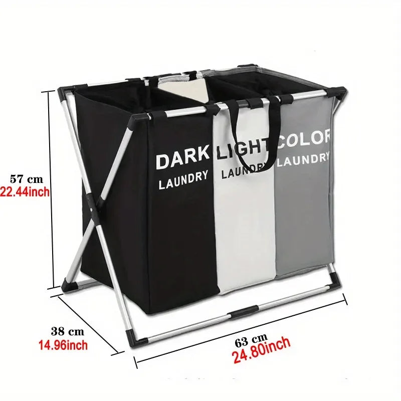 Foldable Laundry Storage Bag — Waterproof Oxford Fabric Organizer