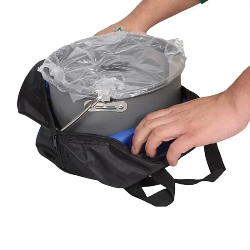 Portable Camping Cookware Set — Lightweight Aluminum Pot and Pan Kit