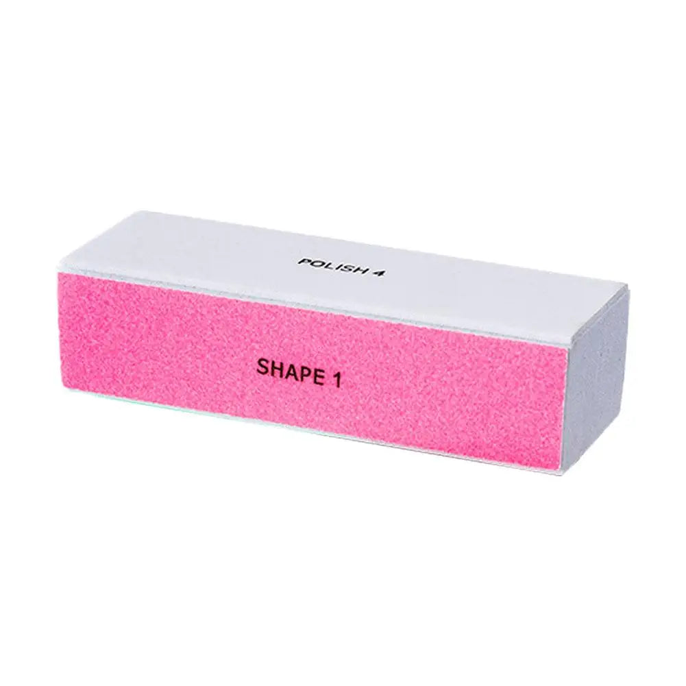 4-Way Nail Buffer Block — Multi-Functional Manicure & Pedicure File