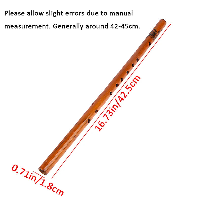 Marbit 6-Hole Bamboo Flute — Professional Xiao Musical Instrument
