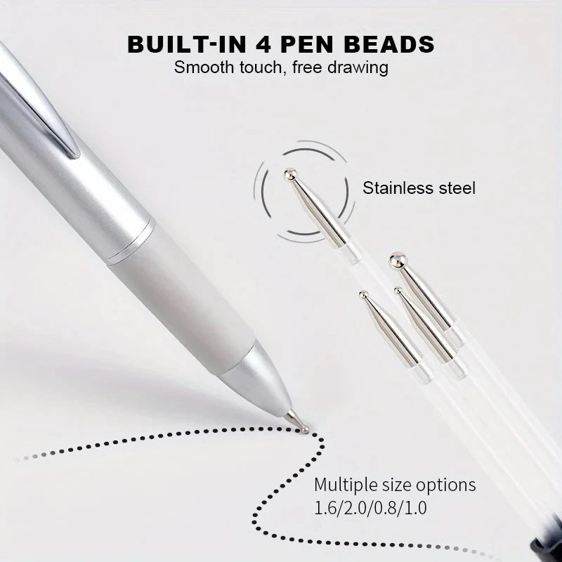 5-in-1 Nail Art Dotting Pen — Precision Manicure Design Tool Kit