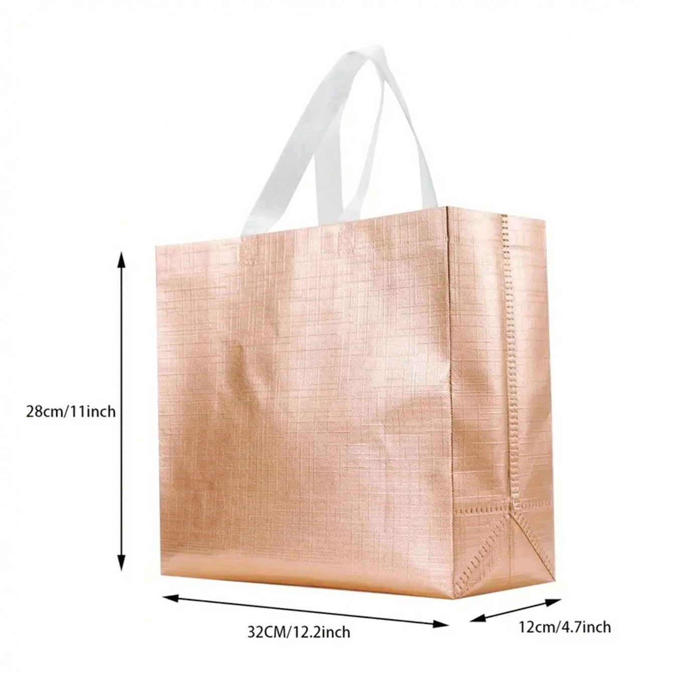 Reusable Glossy Gift Bag — Multi-Purpose Non-Woven Tote for Special Occasions