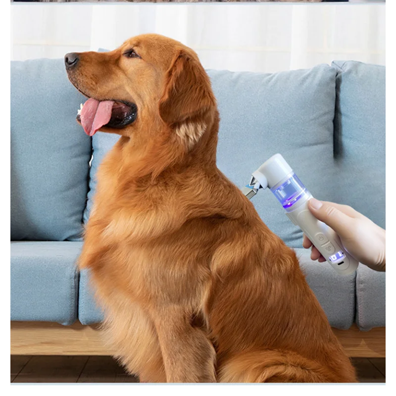 2-in-1 Electric Pet Flea Comb — Suction Grooming & Detangling Tool