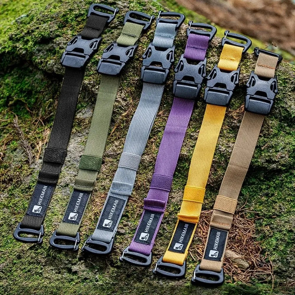 Adjustable Outdoor Luggage Strap — Heavy Duty Nylon Packing Belt