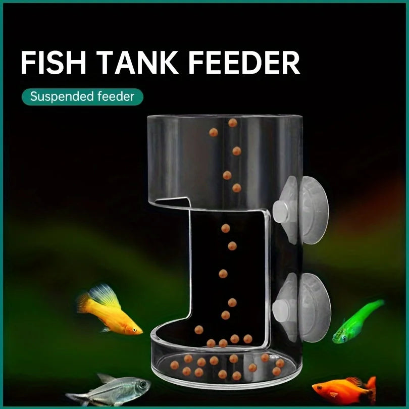 Non-Slip Aquarium Feeder Ring — Floating Food Container for Fish Tanks