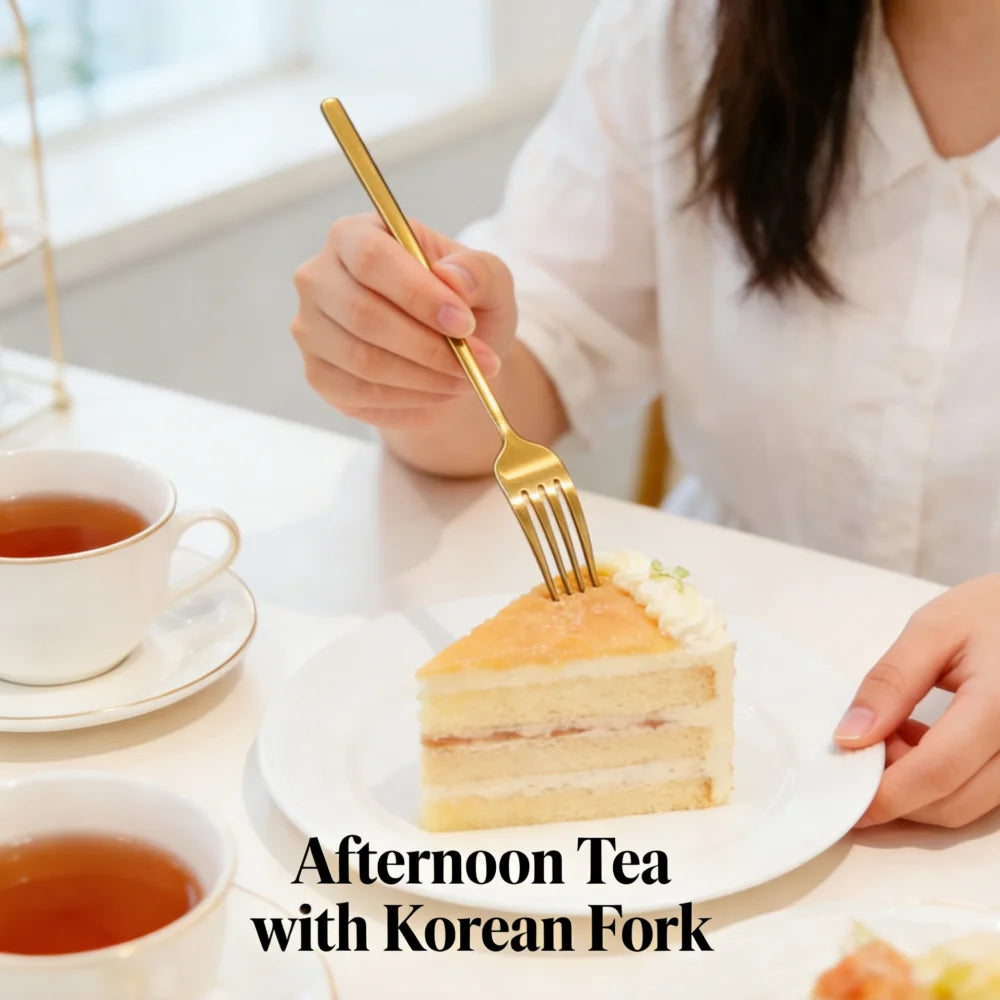 Stainless Steel Dinner Forks — Elegant 16-Piece Set for Home and Parties