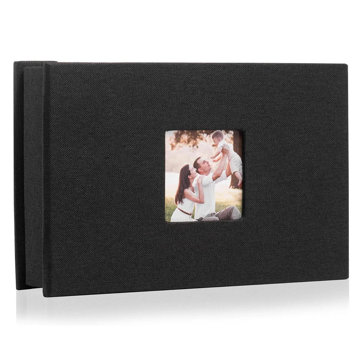 Linen Cover Photo Album — 4x6 Memory Book with 100 Photo Capacity