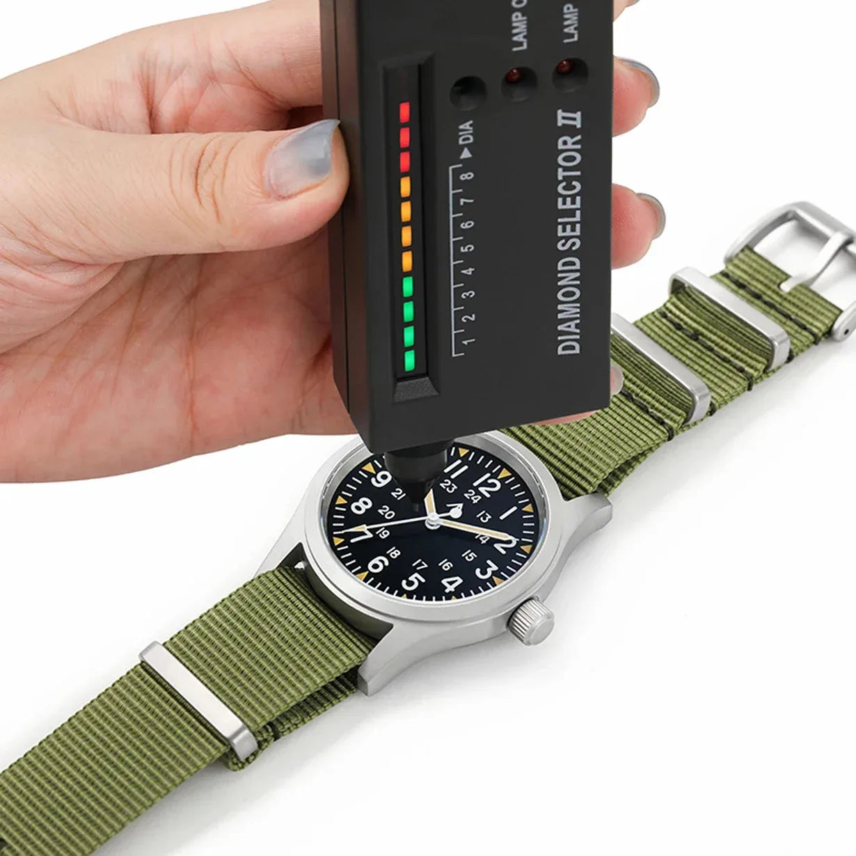militado ML05 Military Quartz Watch — 38mm Sandblasted Case with Sapphire Crystal