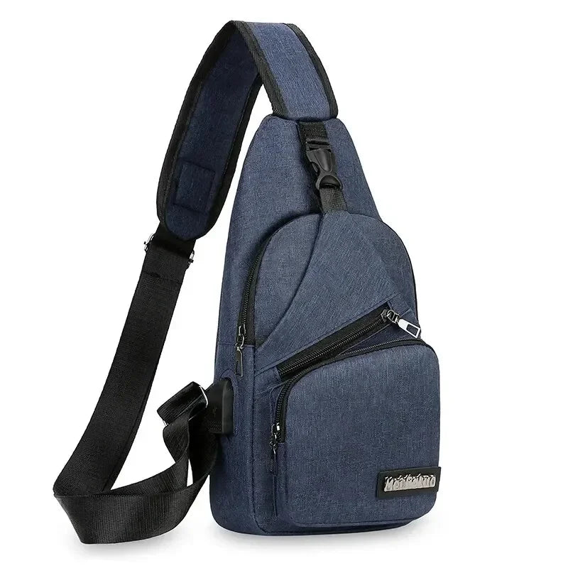 Men's Large Capacity Sling Bag — Outdoor Sports Shoulder Backpack
