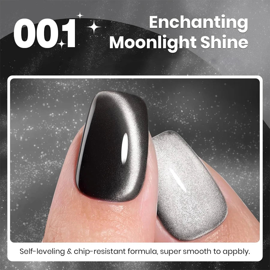 QAZIXU Black and White Gel Polish Set — Professional UV LED Manicure Kit