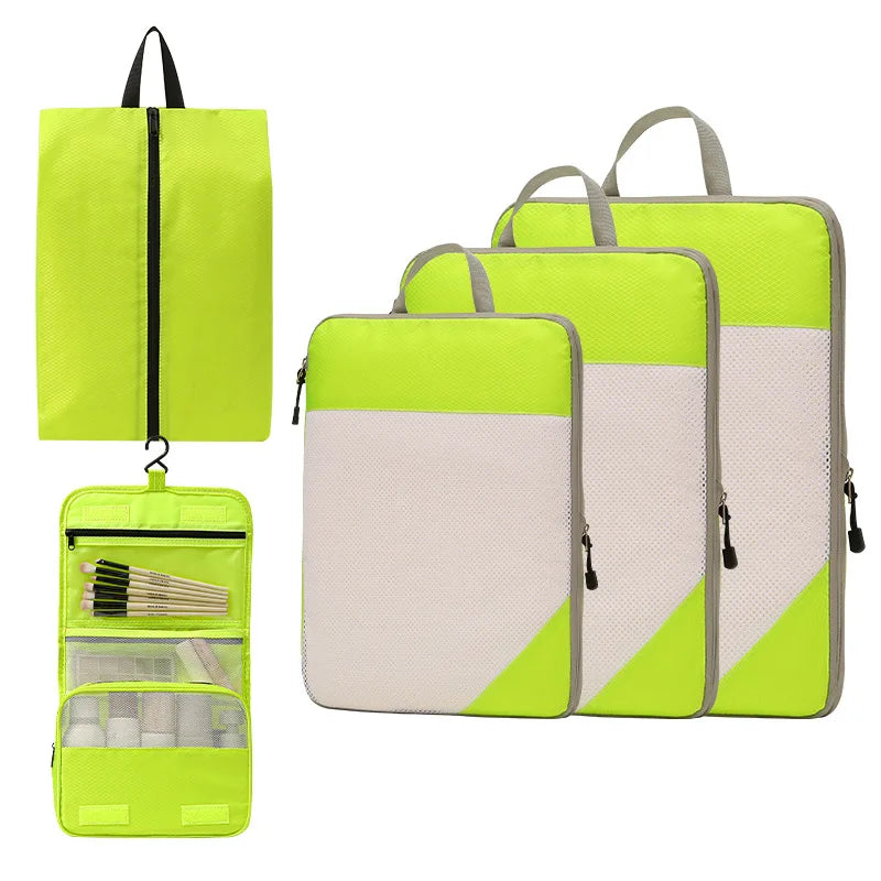 Ufine Travel Packing Cubes — Compression Storage Bags for Organized Luggage