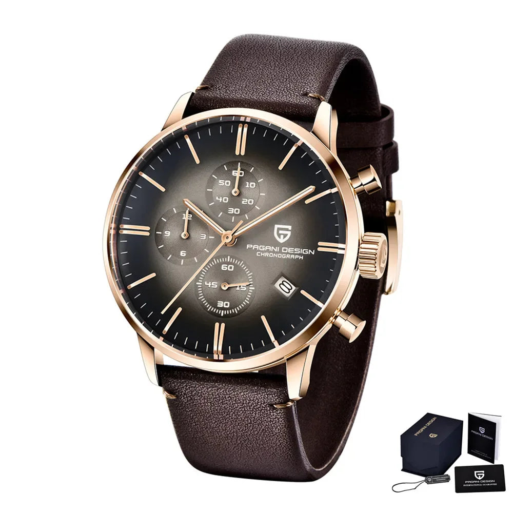 PAGANI DESIGN 2720 Chronograph Watch — Professional Business & Sport Quartz