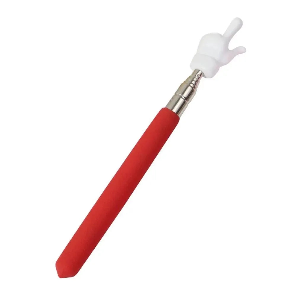 Retractable Stainless Steel Teacher Pointer — Telescopic Classroom Teaching Stick