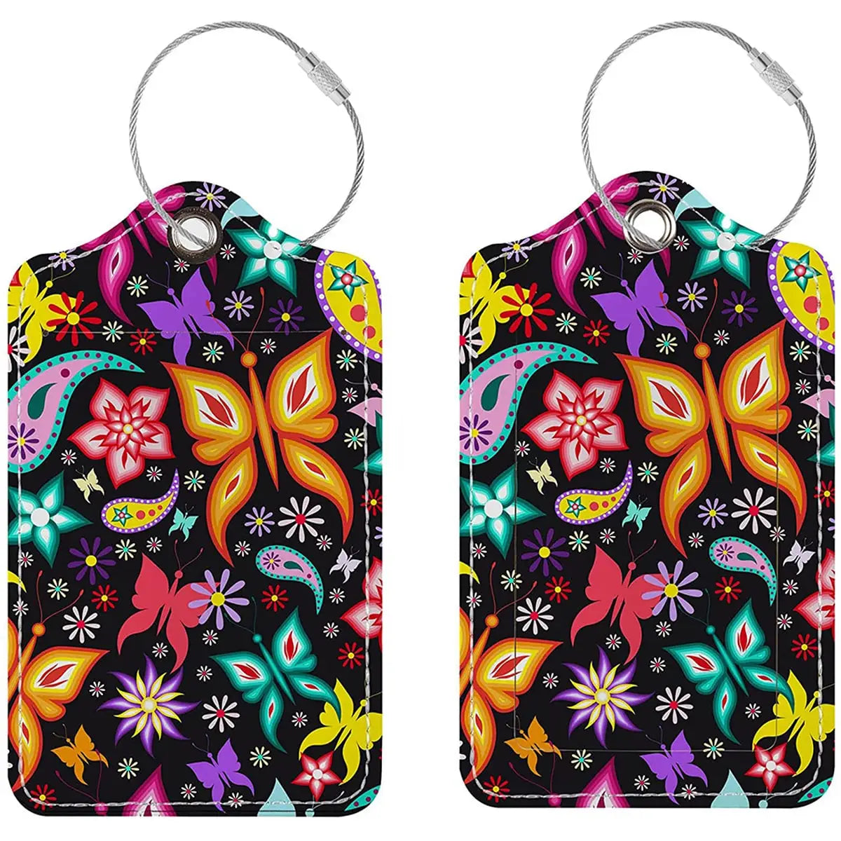 PU Leather Luggage Tag — Stylish Suitcase Identifier & ID Holder