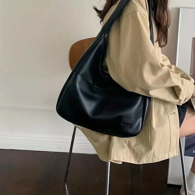NYXIA Women's Hobo Shoulder Bag — Large Capacity PU Leather Handbag